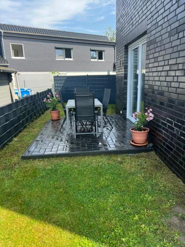 Altan/terrasse, Pension Imhof in Oyten