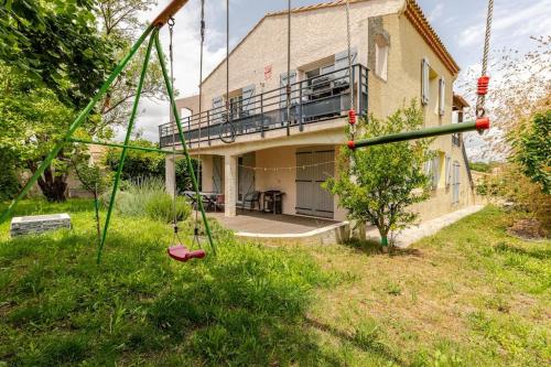 Dārzs, Agréable logement avec piscine entre mer et vignes (Agreable logement avec piscine entre mer et vignes) in Maureilhan