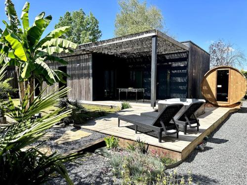 Hébergement avec Jacuzzi et Sauna gîte à louer Mios