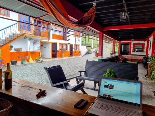 Előcsarnok, Finca Hotel Santa Clara in Calarca