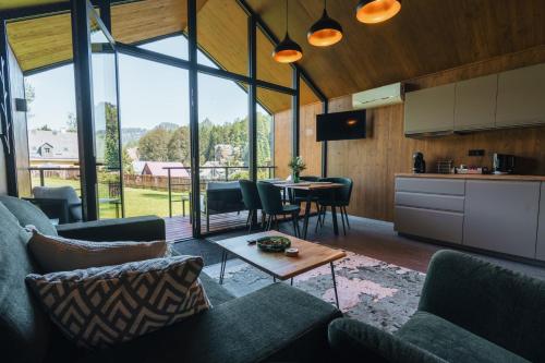 共用Lounge/電視區, Natur Resort Jetřichovice (Natur Resort Jetrichovice) in 耶特里確維察烏德奇納