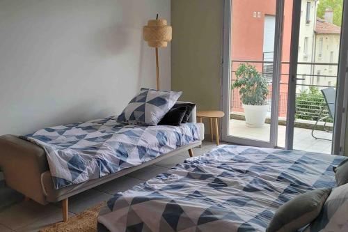 Un balcon à Monplaisir- 4 lits -garage - 47m2