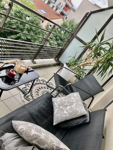 Un balcon à Monplaisir- 4 lits -garage - 47m2