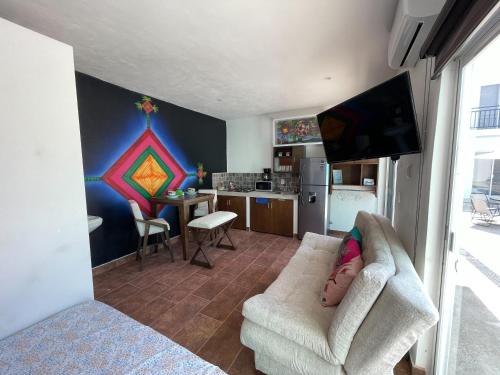 villa beach and art in Bucerías, Mexico