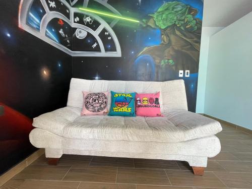 villa beach and art in Bucerías, Mexico