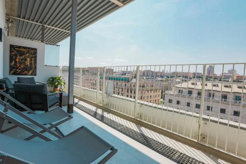 Attico 36 e 49 con terrazza vista mare e parcheggio grande, Genua (zdjęcie 11)