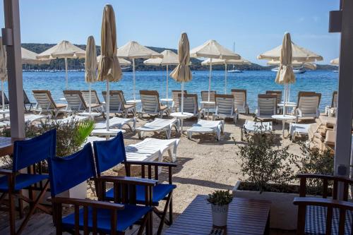 ห้องอาหาร, UzHan Beach Hotel in บิเตซ