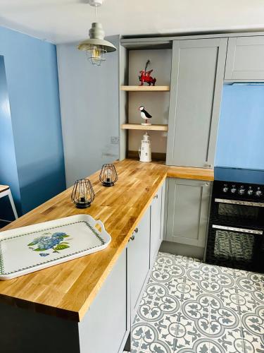 keuken, White Anchor Anglesey in Niwbwrch