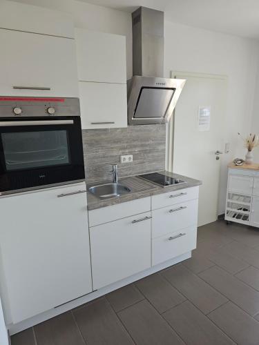 Køkken, FeWo Louise in Kinderbeuern