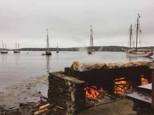 مناطق جذب قريبة, Compass Rose in Boothbay Harbor