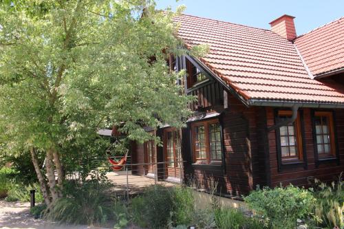 A szálláshely kívülről, Ferienhaus Kraxlhütte Waltersdorf (Ferienhaus Kraxlhutte Waltersdorf) in Hohnstein
