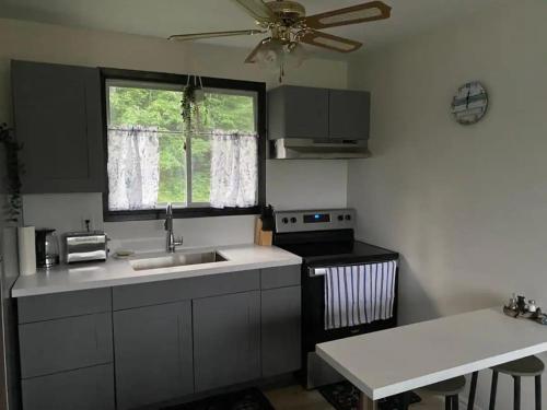 Konyha, Peaceful and Heavenly Private Water Front Cottage on 100 Acres of Scenic Beauty- Trent Lakes in Trent Lakes (ON)