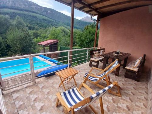 Balkons/terase, Vikendica Lep pogled in Rtanj