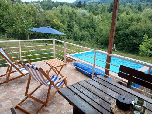Balkons/terase, Vikendica Lep pogled in Rtanj