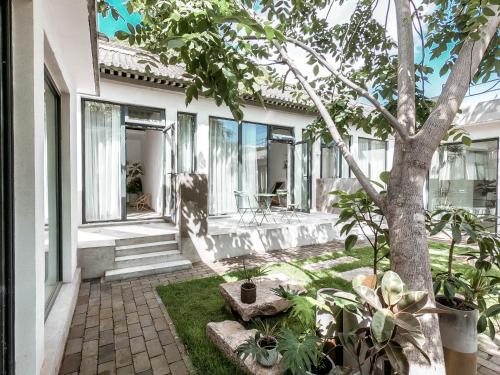 Exterior view, Wuji Inn - The Great Wall of China Huanghuacheng near Great Wall at Huanghuacheng