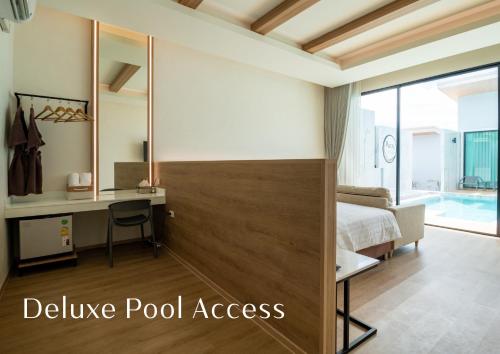 Rock Resort Ratchaburi Room Type - Double Room with Pool View