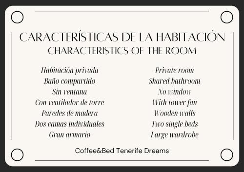 Tenerife Dreams Coffee&Bed in Santa Cruz De Tenerife