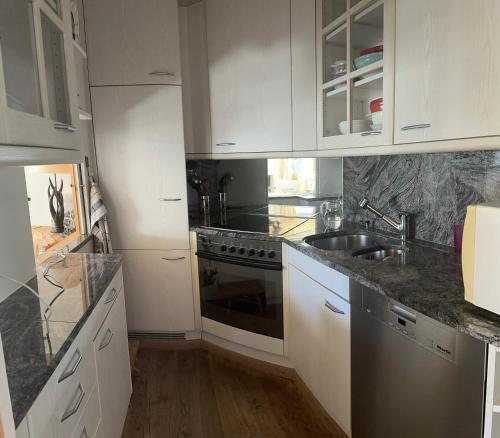Kitchen, Chesa Suot La Punt in Silvaplana