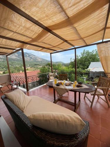 Balcony/terrace, Agrampeli Villa in Omala