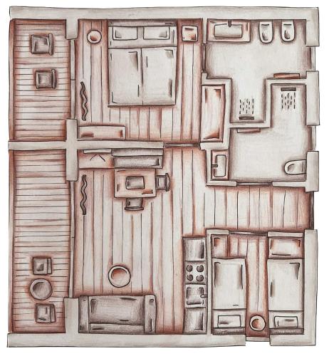 2 bedrooms, 3 beds