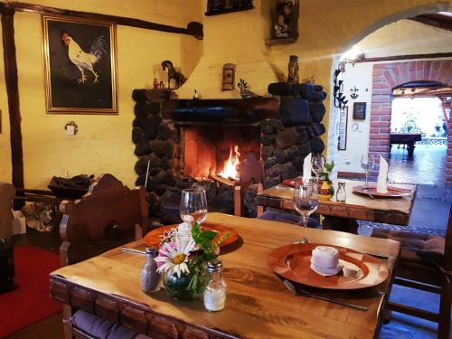 ห้องอาหาร, Hacienda Jimenita Wildlife Reserve in ปิโฟ