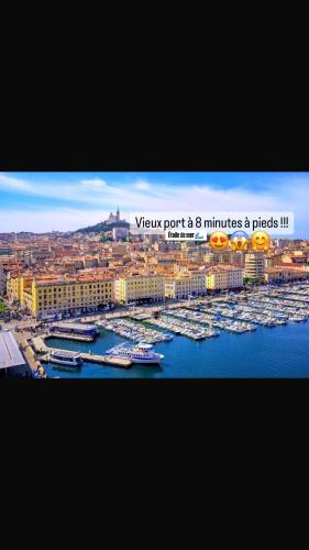 Etoile de Mer Magnifique STUDIO Déco Plage et sable fin, Votre séjour à Marseille commence ici, Centre-Ville, Marseille (Foto 9)