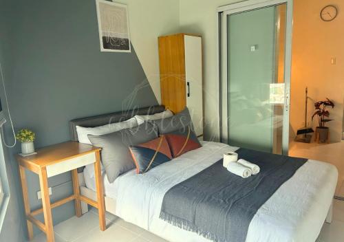 1 double bed