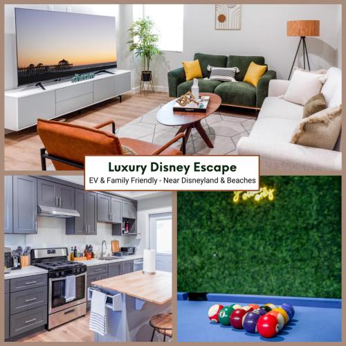Disneyland Family Retreat I Sleeps 12, Game Room, Pool Table, King Bed & EV Access in Westminster