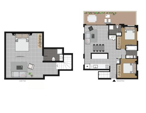 Three-Bedroom Apartment with Garden image 1