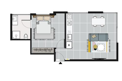 Deluxe One Bedroom Apartment image 10