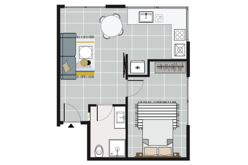 One Bedroom Apartment image 1