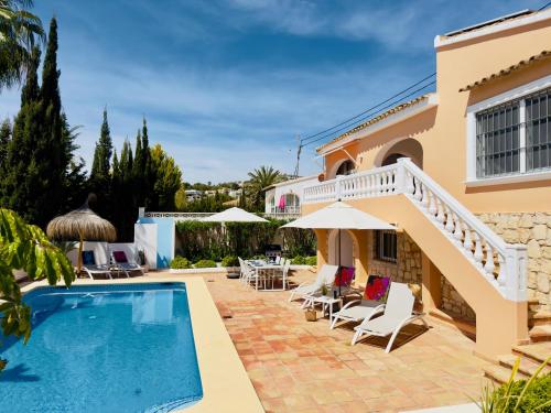 Naranja - sea view villa with private pool in Benissa, Benissa (fotografie 8)