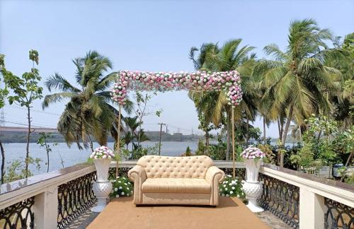 Erkély/terasz, River View Mangalore in Kodikal