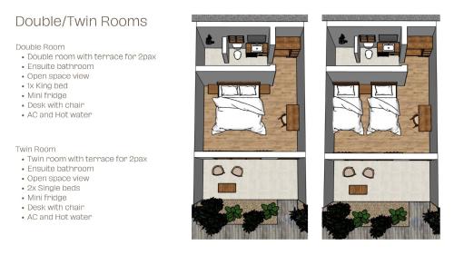 Akasha Beach Club Room Type - Standard Twin Room