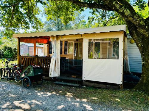 Viesnīcas āriene, Superbe Mobilehome 3 ch, climatisé tout confort (Superbe Mobilehome 3 ch, climatise tout confort) in Onesse-Laharie