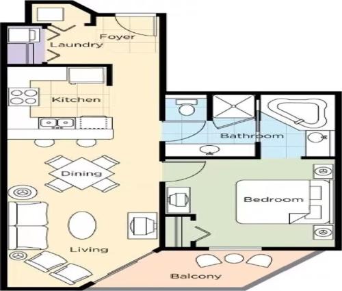 Beautiful Hotel in Ocean Boulevard 1BD - image 2