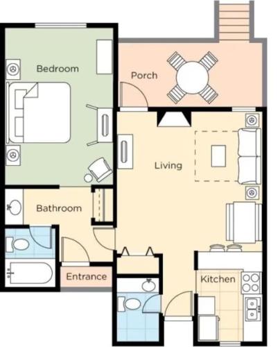 Beautiful Hotel in Villas at Fairfield 1BD at Lakeview Parkway - image 5
