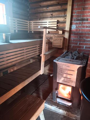 Szauna, Velkuanmaa Lomamökki (Velkuanmaa Lomamokki) in Naantali