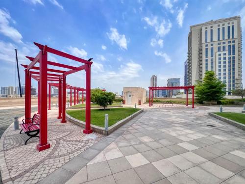 Exterior view, JVC Studio Rooftop Pool & Gym Golf Course View near Dubai Sports City