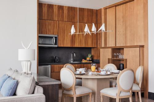 廚房, BON Hotel at VidantaWorld Nuevo Vallarta in 新巴利亞塔