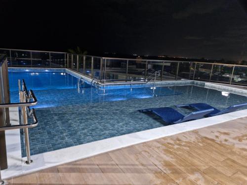 Flat com Piscina, Rooftop Incrível e a 80m da Praia - Porto Atlantis, Porto de Galinhas (zdjęcie 4)