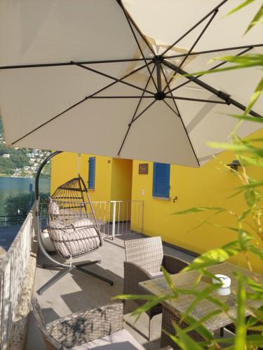 Balkon/terasa, Dolceresio Lugano Lake B&B in Brusino Arsizio