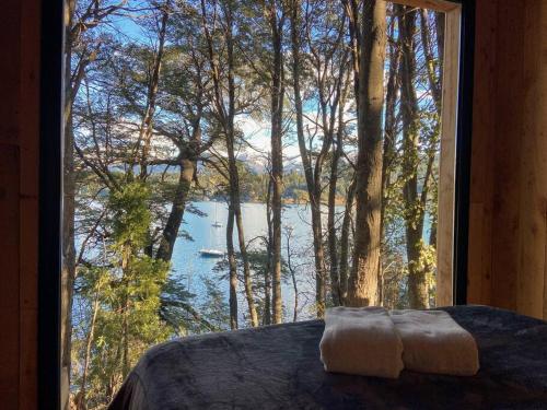 Tiny house sobre el lago nahuel huapi