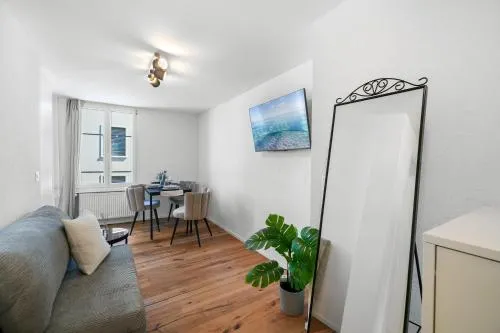 book2stay modernes Apartment OLMA-Areal in St. Gallen, Schweiz
