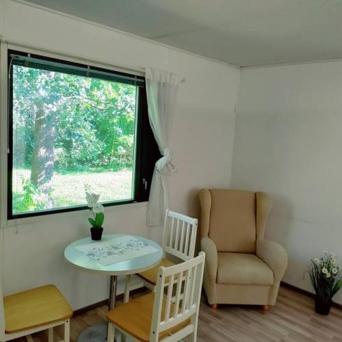 a cabin in the park in Rauma