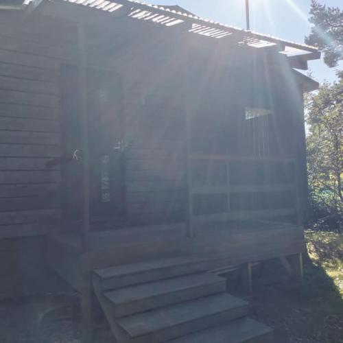 a cabin in the park in Rauma