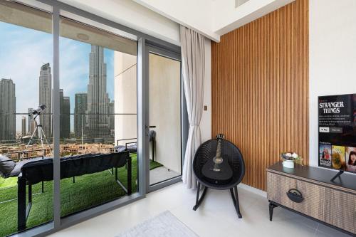 5 Minute Walk to The Fountains! Full Burj Khalifa View! 5-star Pool & Gym!, Dubaj (zdjęcie 7)