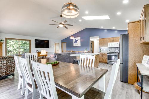 Private Lakefront Cabin w/ Hot Tub, Deck & Views in Spicer