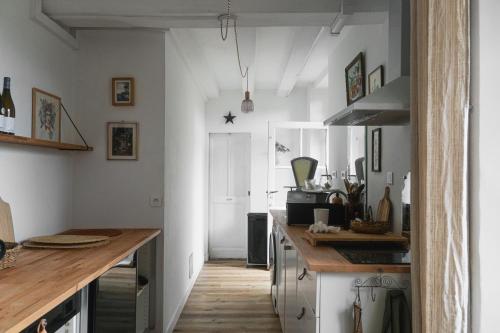 Konyha, Maison d'hôtes La bien-Aimée (Maison d'hotes La bien-Aimee) in Montrevault