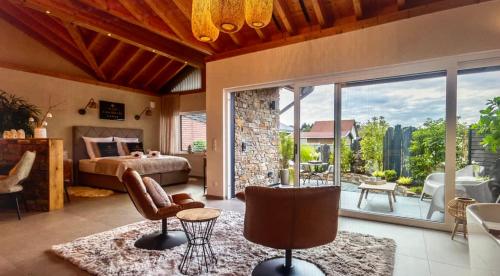 花園, Ferienhaus Casa Deluxe Dockweiler Eifel in 德賴布呂克